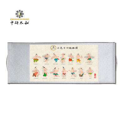 Scroll Wall مخطط الطب الصيني التقليدي للمكتب والعائلة