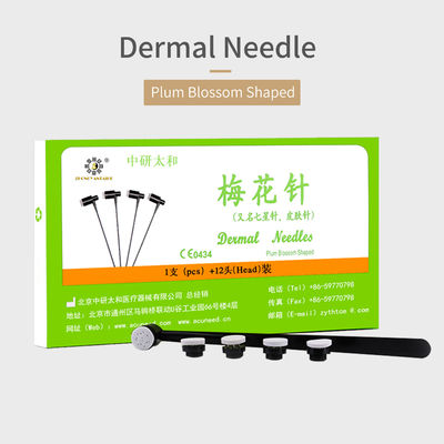 جودة  ISO13485 Plum Blossom 7 Star Needle Acupuncture With 12 Replaceable Heads مصنع