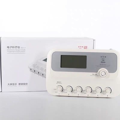 Output Intensity 0-10mA Electronic Acupuncture Treatment Instrument White Frequency 1-100Hz for Professional Therapy Applications