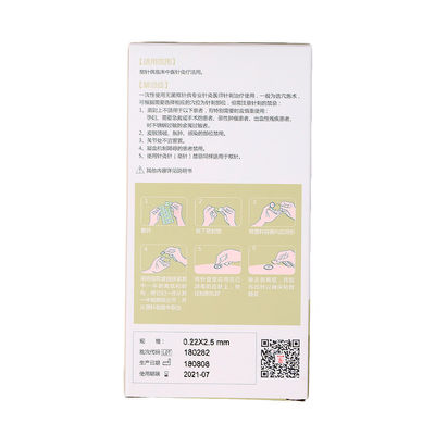 علاج الوخز بالإبر الفعال مع إبر الوخز بالإبر العلاجية ذات العمر الافتراضي 5 سنوات ذات الرأس الحاد