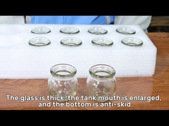 الصينية مكافحة الشيخوخة الزجاج الشفاف مجموعة الفراغ كوبينغ للوجه والجسم